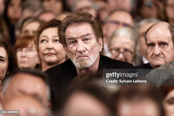 Eddy Mitchell attends the opening ceremony of 9th Film Festival Lumiere In Lyon on October 14, 2017 in Lyon, France.