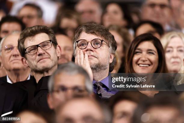 Guillermo del Toro attends the opening ceremony of 9th Film Festival Lumiere In Lyon on October 14, 2017 in Lyon, France.