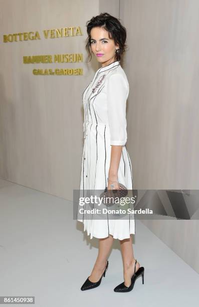 Camilla Belle, wearing Bottega Veneta, at the Hammer Museum 15th Annual Gala in the Garden with Generous Support from Bottega Veneta on October 14,...