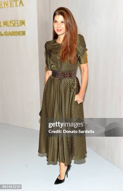 Marisa Tomei, wearing Bottega Veneta, at the Hammer Museum 15th Annual Gala in the Garden with Generous Support from Bottega Veneta on October 14,...