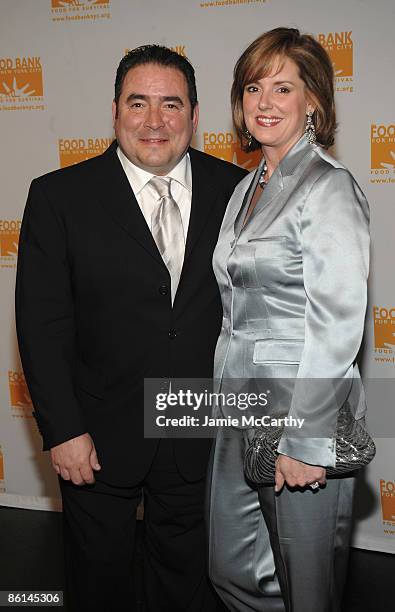 Chef Emeril Lagasse and Alden Lovelace attend the Food Bank For New York City's Sixth Annual Can-Do Awards at Abigail Kirsch's Pier Sixty at Chelsea...