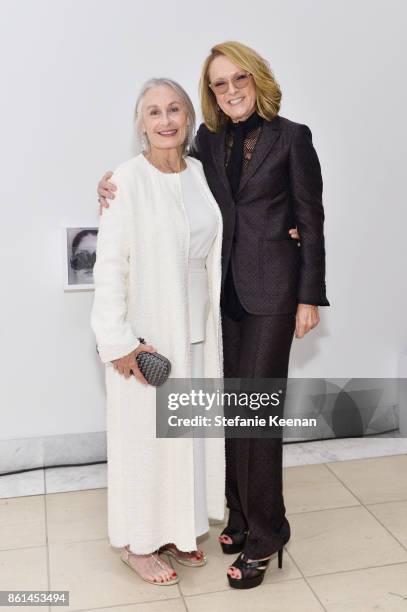 Susan Bay Nimoy and Ann Philbin at the Hammer Museum 15th Annual Gala in the Garden with Generous Support from Bottega Veneta on October 14, 2017 in...