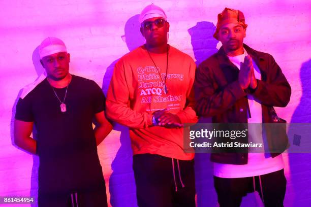 Hosts, chefs, and musicians Ghetto Gastro attend Street Eats hosted by Ghetto Gastro at Industria on October 14, 2017 in New York City.