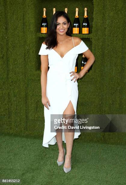 Blogger Bethany Mota attends the 8th Annual Veuve Clicquot Polo Classic at Will Rogers State Historic Park on October 14, 2017 in Pacific Palisades,...