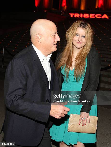 Businessman Ron Perelman and daughter Samantha Perelman attend the Vanity Fair party for the 2009 Tribeca Film Festival at the State Supreme...
