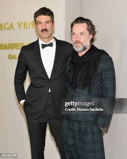 Jorn Weisbrodt and Rufus Wainwright at the Hammer Museum 15th Annual Gala in the Garden with Generous Support from Bottega Veneta on October 14, 2017...