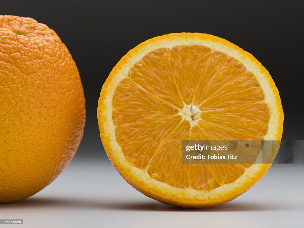An orange and a half