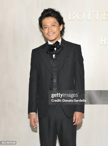 Shun Oguri at the Hammer Museum 15th Annual Gala in the Garden with Generous Support from Bottega Veneta on October 14, 2017 in Los Angeles,...