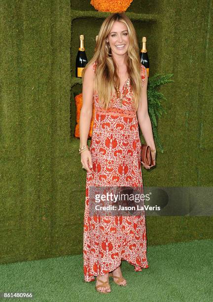 Cat Deeley attends the 8th annual Veuve Clicquot Polo Classic at Will Rogers State Historic Park on October 14, 2017 in Pacific Palisades, California.