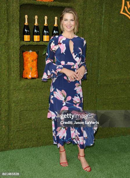 Actress Ali Larter attends the 8th annual Veuve Clicquot Polo Classic at Will Rogers State Historic Park on October 14, 2017 in Pacific Palisades,...