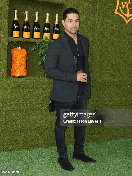 Actor Wilmer Valderrama attends the 8th annual Veuve Clicquot Polo Classic at Will Rogers State Historic Park on October 14, 2017 in Pacific...