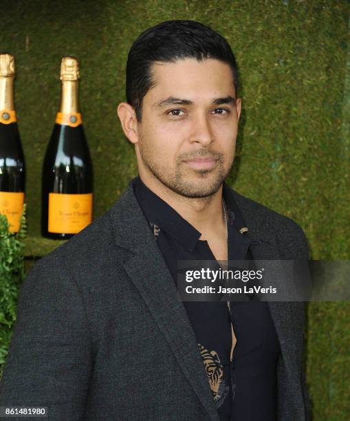 Actor Wilmer Valderrama attends the 8th annual Veuve Clicquot Polo Classic at Will Rogers State Historic Park on October 14, 2017 in Pacific...