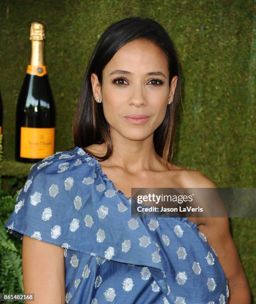 Actress Dania Ramirez attends the 8th annual Veuve Clicquot Polo Classic at Will Rogers State Historic Park on October 14, 2017 in Pacific Palisades,...