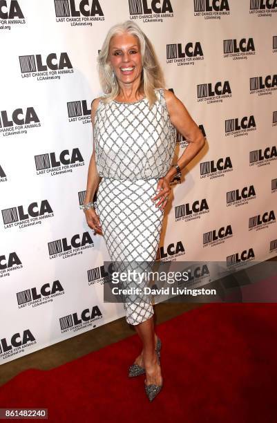 Actress Shera Danese attends Last Chance for Animals 33rd Annual Celebrity Benefit Gala at The Beverly Hilton Hotel on October 14, 2017 in Beverly...