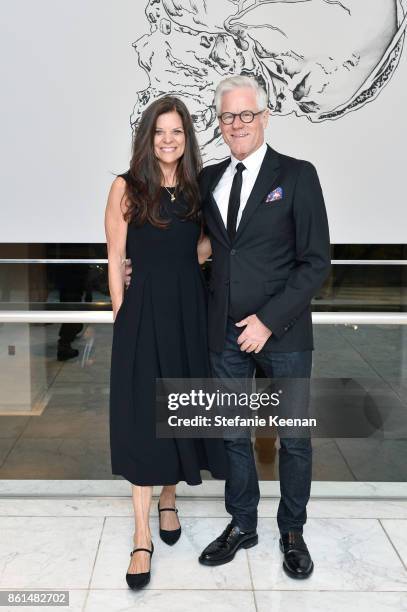 Kevin Wall and Susan Smalley at the Hammer Museum 15th Annual Gala in the Garden with Generous Support from Bottega Veneta on October 14, 2017 in Los...