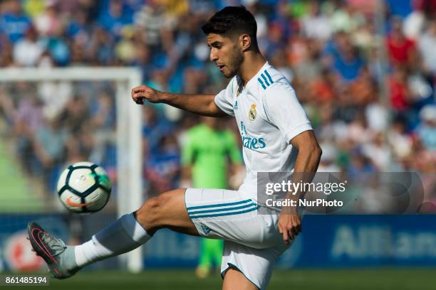 Marco Asensio during the match between Getafe CF vs. Real Madrid, week 8 of La Liga 2017/18 in Coliseum Alfonso Perez, Getafe Madrid. 14th of october...