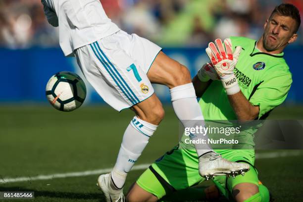 Guaita during the match between Getafe CF vs. Real Madrid, week 8 of La Liga 2017/18 in Coliseum Alfonso Perez, Getafe Madrid. 14th of october 2017