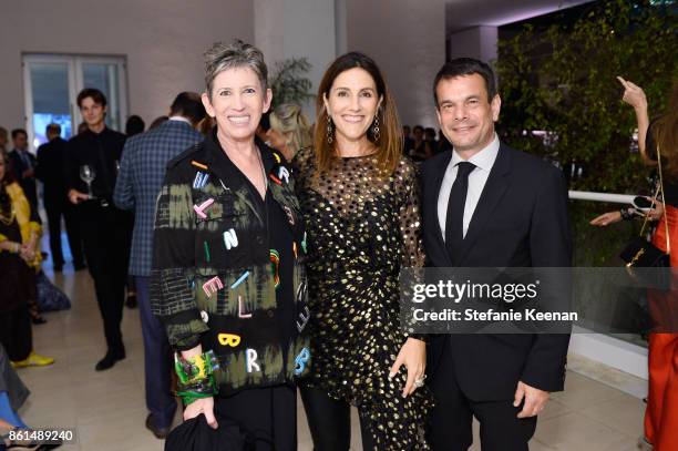 Beth DeWoody, Brooke Kanter and Adam Kanter at the Hammer Museum 15th Annual Gala in the Garden with Generous Support from Bottega Veneta on October...