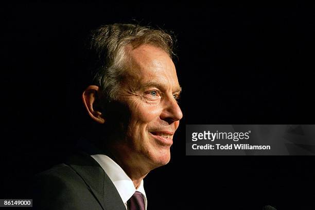 Tony Blair attends BritWeek 2009 Gala Dinner Benefiting Malaria No More at the Beverly Wilshire Hotel on April 21, 2009 in Malibu, California.