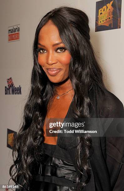 Naomi Campbell attends BritWeek 2009 Gala Dinner Benefiting Malaria No More at the Beverly Wilshire Hotel on April 21, 2009 in Malibu, California.