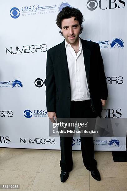 David Krumholtz arrives at the "NUMB3RS" 100th Episode Bash at the Sunset Tower Hotel on April 21, 2009 in West Hollywood, California.