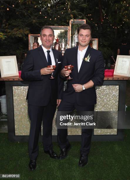 Nick Ede and Andrew Naylor celebrate their wedding in Los Angeles at the private residence of Jonas Tahlin, CEO of Absolut Elyx, on October 14, 2017...