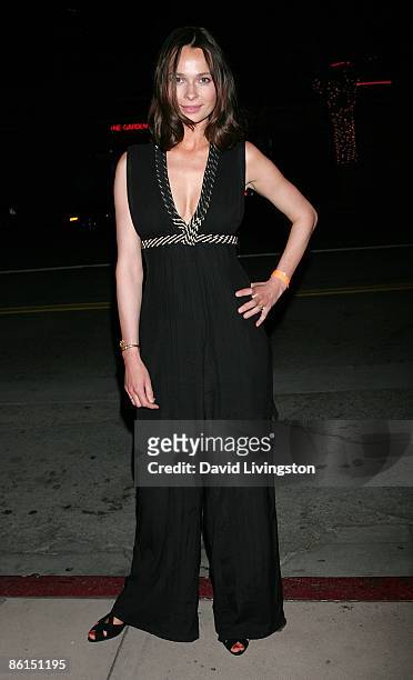 Actress Anna Walton poses at the 'Mutant Chronicles' premiere after party at Napa Valley Grille on April 21, 2009 in Westwood, California.