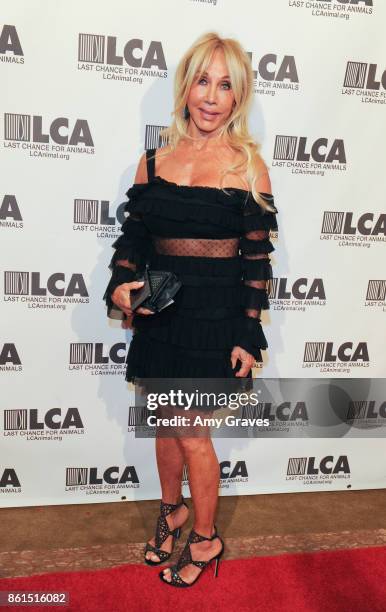 Cindy Landon attends the Last Chance For Animals 33rd Annual Celebrity Benefit Gala - Arrivals at The Beverly Hilton Hotel on October 14, 2017 in...