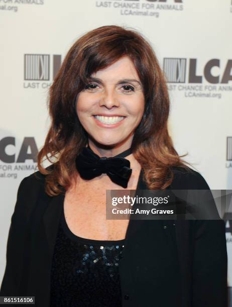 Attends the Last Chance For Animals 33rd Annual Celebrity Benefit Gala - Arrivals at The Beverly Hilton Hotel on October 14, 2017 in Beverly Hills,...