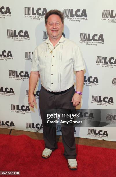 Scott Schwartz attends the Last Chance For Animals 33rd Annual Celebrity Benefit Gala - Arrivals at The Beverly Hilton Hotel on October 14, 2017 in...