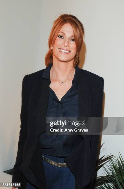 Angie Everhart attends the Last Chance For Animals 33rd Annual Celebrity Benefit Gala - Arrivals at The Beverly Hilton Hotel on October 14, 2017 in...