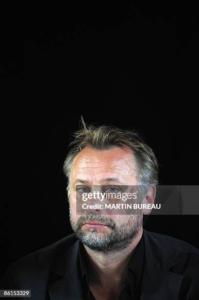 Millenium's actor, Swedish Michael Nyqvist attends a press conference to present the movie on April 22, 2009 in Paris. The film Millenium, adapted...