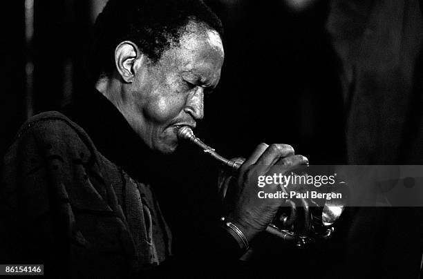 Jazz trumpet player Don Cherry performing live on stage at the North Sea Jazz Festival in the Hague, Holland on July 12 1992