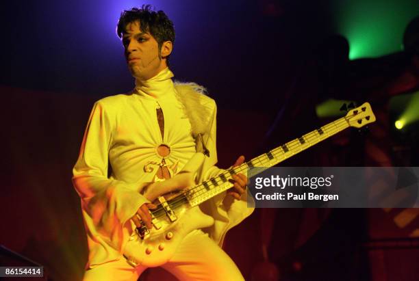 Prince performs live on stage at the Brabathallen in Breda, Holland on March 24 1995. The Ultimate Live Experience Tour