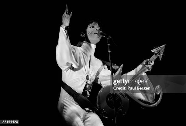 Prince performs live on stage at the Brabathallen in Breda, Holland on March 24 1995. The Ultimate Live Experience Tour