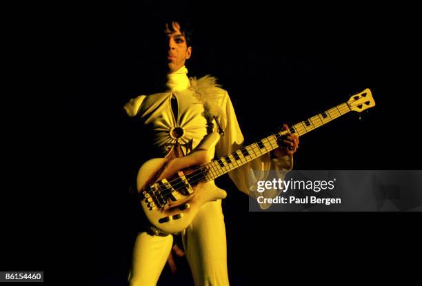 Prince performs live on stage at the Brabathallen in Breda, Holland on March 24 1995. The Ultimate Live Experience Tour