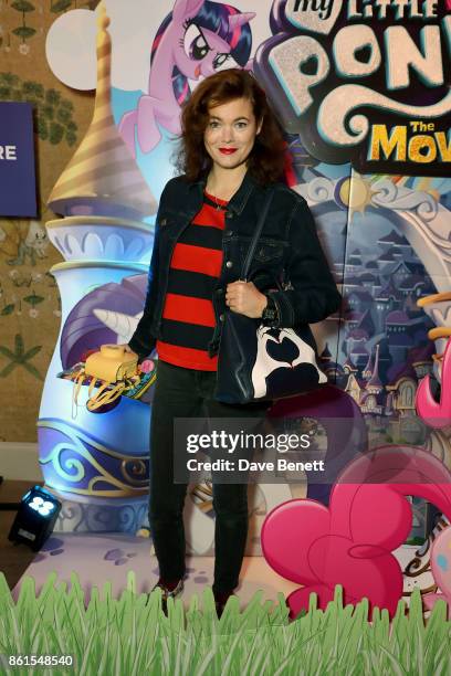 Jasmine Guinness attends a special screening of "My Little Pony" at The Ham Yard Hotel on October 14, 2017 in London, England.