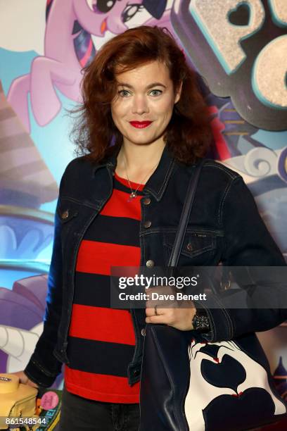 Jasmine Guinness attends a special screening of "My Little Pony" at The Ham Yard Hotel on October 14, 2017 in London, England.