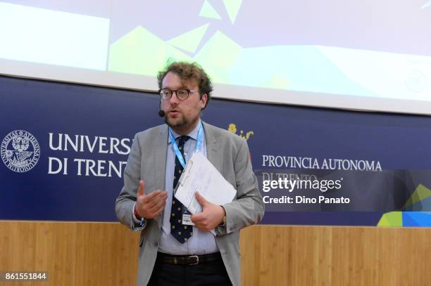 Francesco Anesi Hackathon FIGC institutional Coordinator during Hackathon Event at the University of Letters second days on October 15, 2017 in...