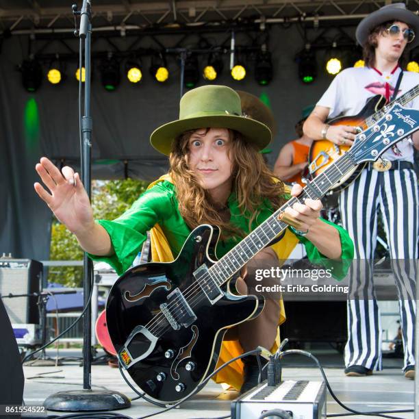 Matthew Paige and Dylan Whitlow of Blackfoot Gypsies perform during Austin City Limits Festival at Zilker Park on October 14, 2017 in Austin, Texas.
