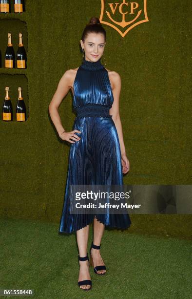 Actress Zoe Levin attends the 8th Annual Veuve Clicquot Polo Classic at Will Rogers State Historic Park on October 14, 2017 in Pacific Palisades,...