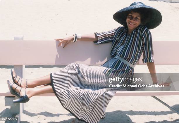 Singer Minnie Riperton poses for a portrait in August 1975 in Los Angeles, California.