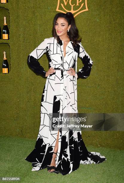 Singer/actress Nicole Scherzinger attends the 8th Annual Veuve Clicquot Polo Classic at Will Rogers State Historic Park on October 14, 2017 in...