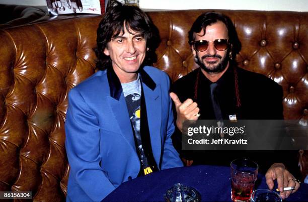 George Harrison and Ringo Starr