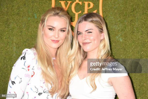 American World Cup alpine ski racer Lindsey Vonn and sister Karin Kildow attend the 8th Annual Veuve Clicquot Polo Classic at Will Rogers State...