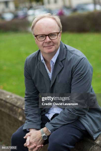 Jason Watkins, actor in W1A, during the Cheltenham Literature Festival on October 15, 2017 in Cheltenham, England.