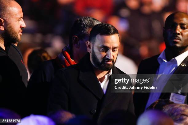 Cyril Hanouna during the boxing event La Conquete at Zenith de Paris on October 14, 2017 in Paris, France.