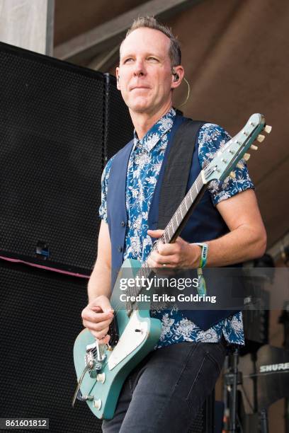 Tom Dumont of Dreamcar performs during Austin City Limits Festival at Zilker Park on October 14, 2017 in Austin, Texas.