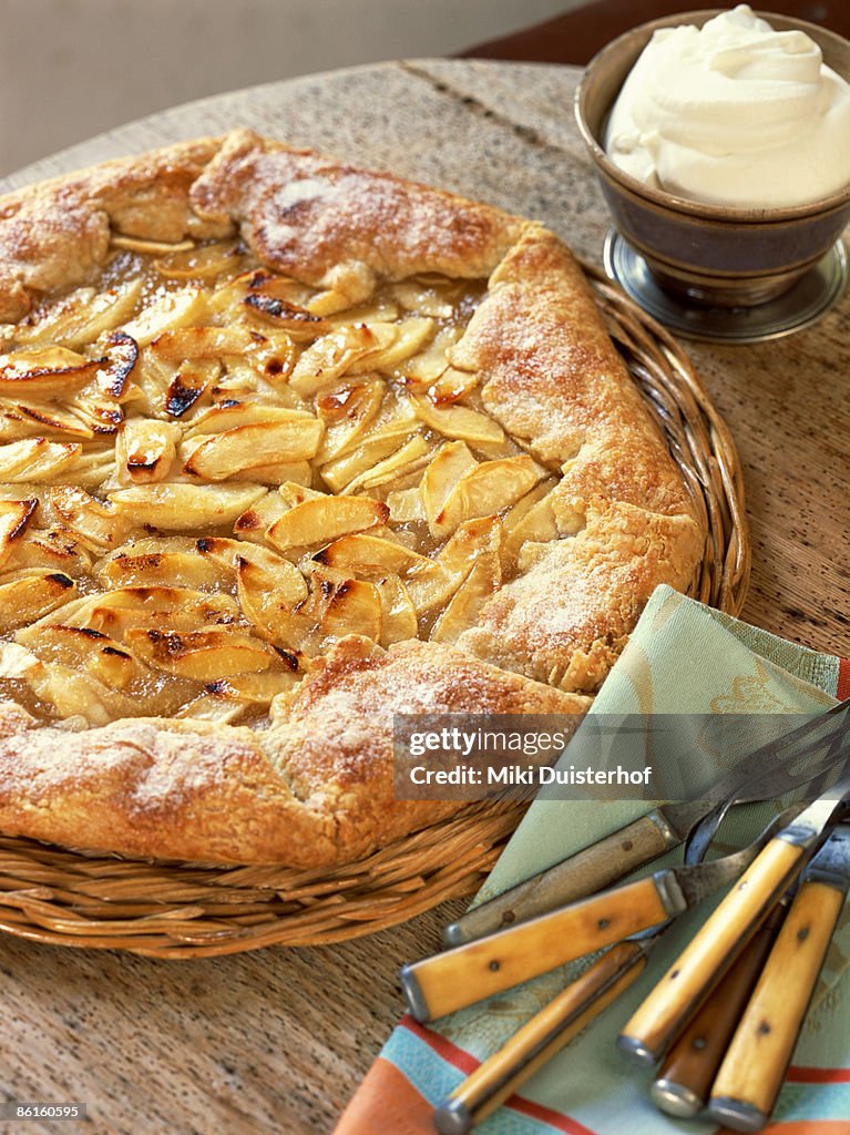 European apple tart