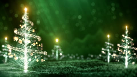 4k Christmas Tree With Black Background Loop High-Res Stock Video Footage -  Getty Images